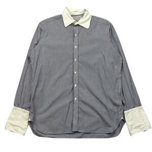 Turnbull & Asser Button Up Shirt Men's 16.5-42 Stripe French Cuff Preppy